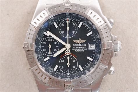 breitling blackbird chronograph a13353|Breitling chronomat blackbird.